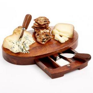 The Cellar - Oval Cheeseboard and Knife Set, Created for Macy's