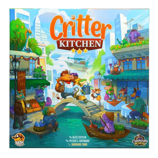 Lucky Duck Games Critter Kitchen | Strategy Game | Chefs Compete for a Restaurant Critic | 1-5 Players, Ages 12+