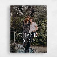 White Wedding Thank You - Altair Photo