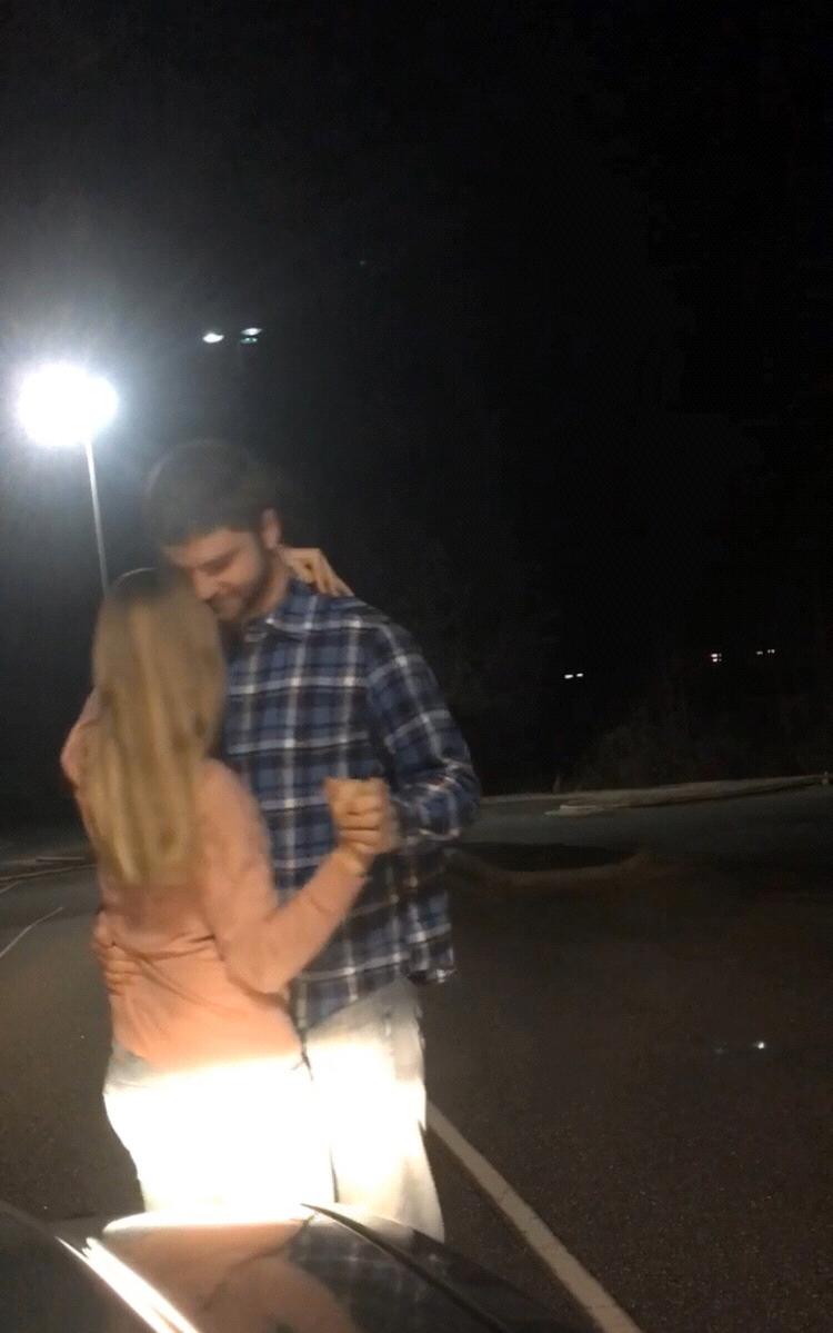 Our two year anniversary dancing anywhere and everywhere, including parking lots - 2017