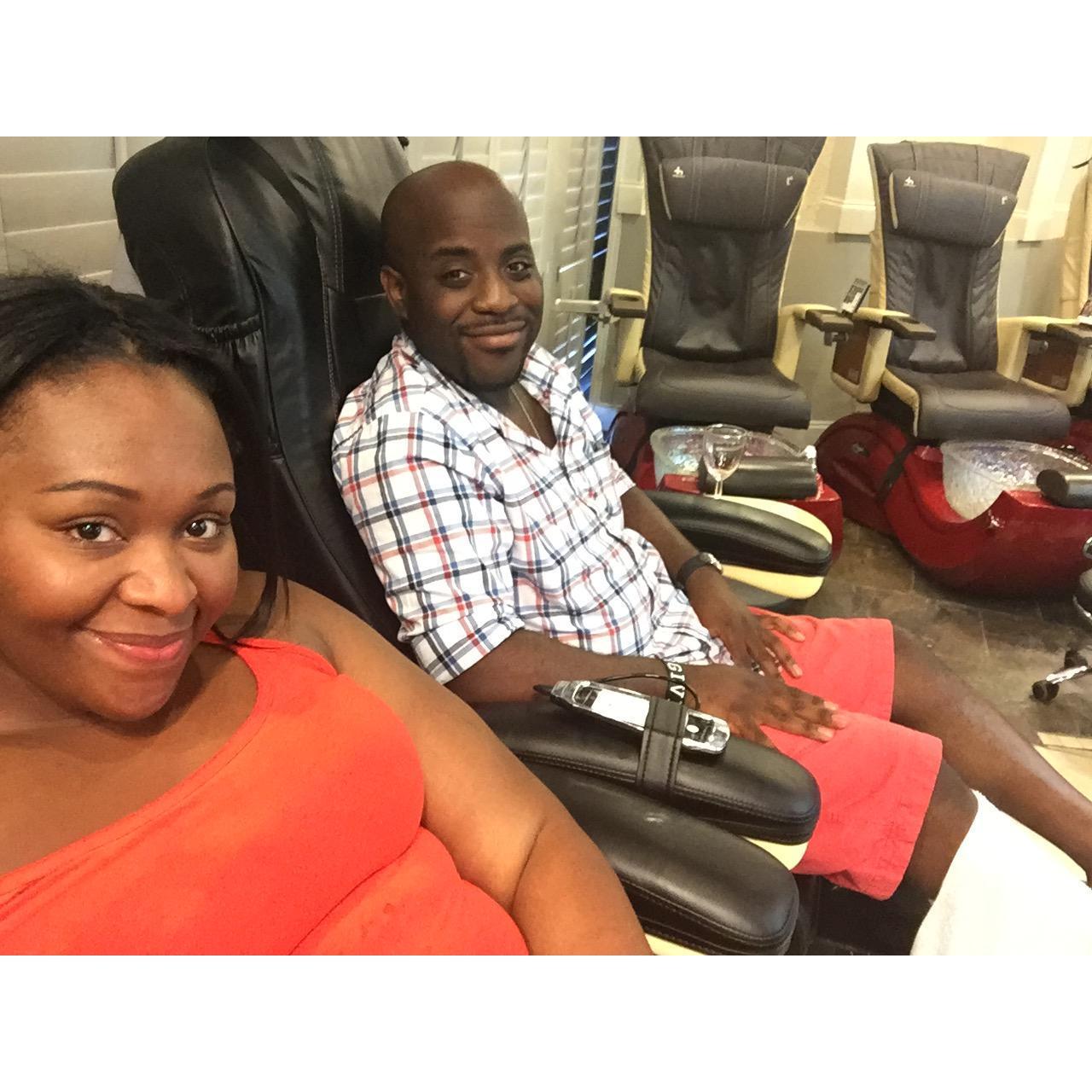 Memorial Day Mani's and Pedi's in Nashville, TN -May 2016