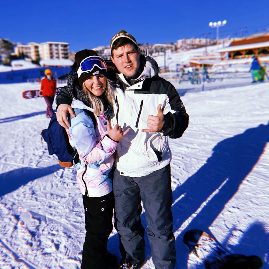 Jack and Samantha shreddin' the gnar in Colorado February 2021