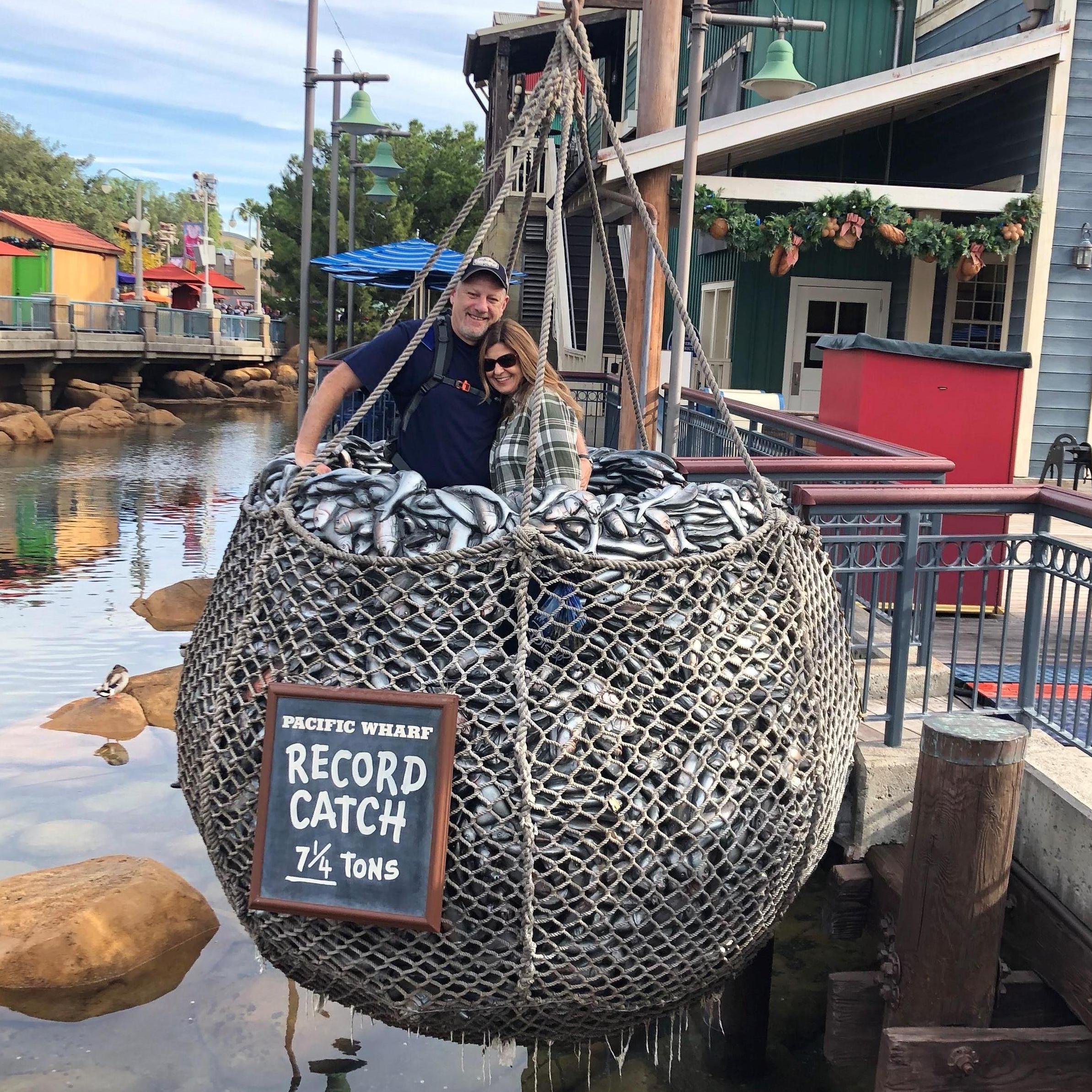 The best catch ever!  Disneyland