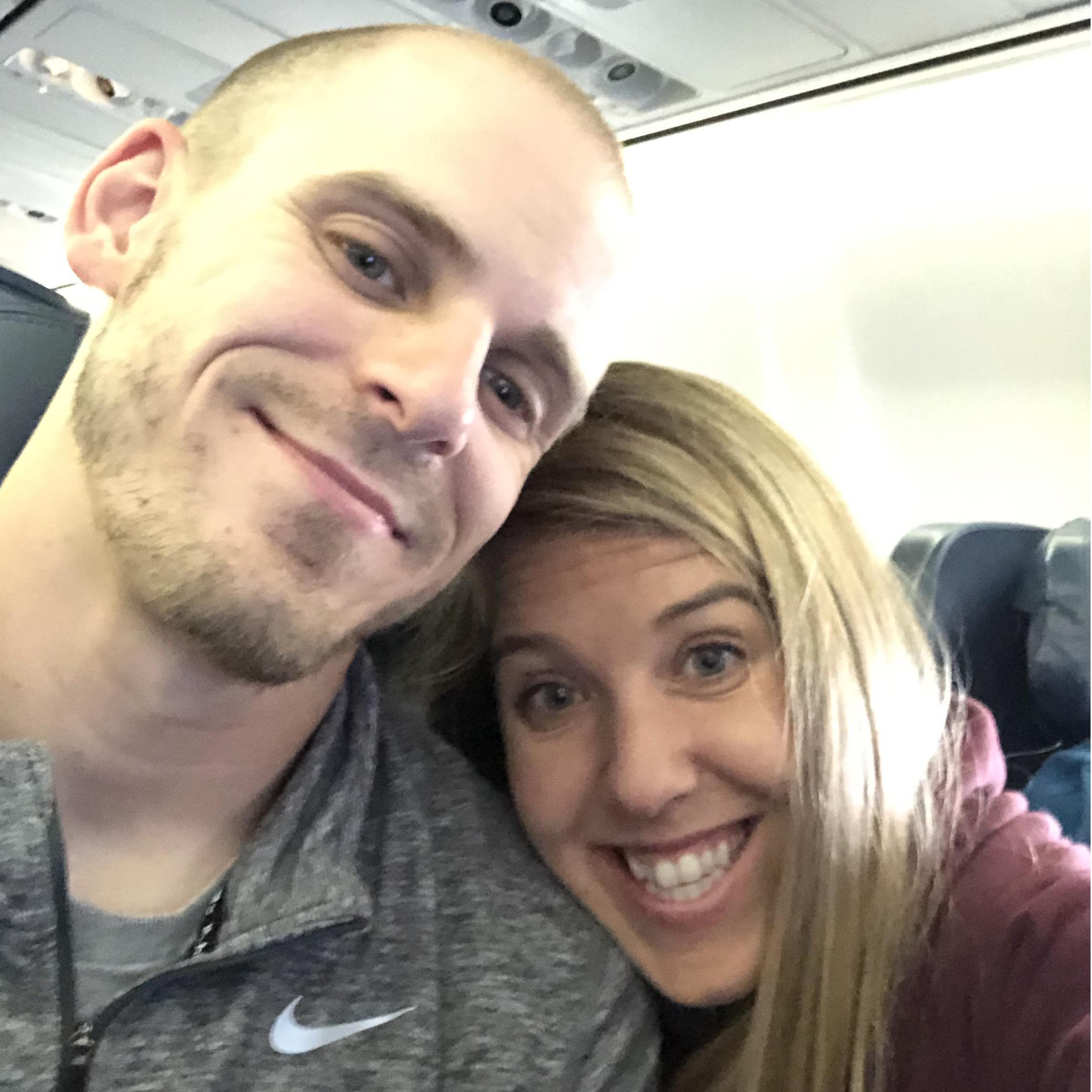 A very early but exciting flight to San Diego in May.