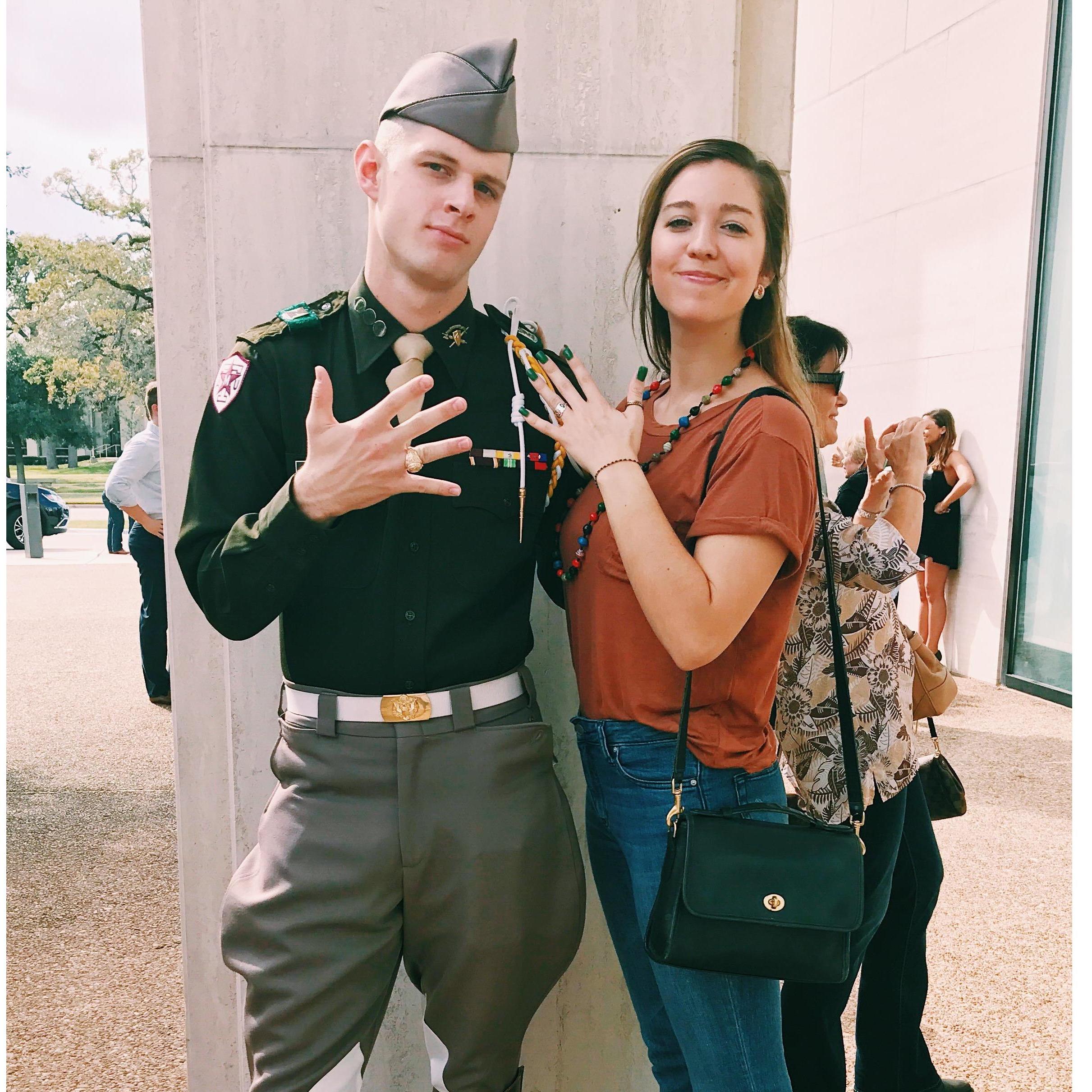"Hey, your nails match my midnights" *Said the proud Corps boy*