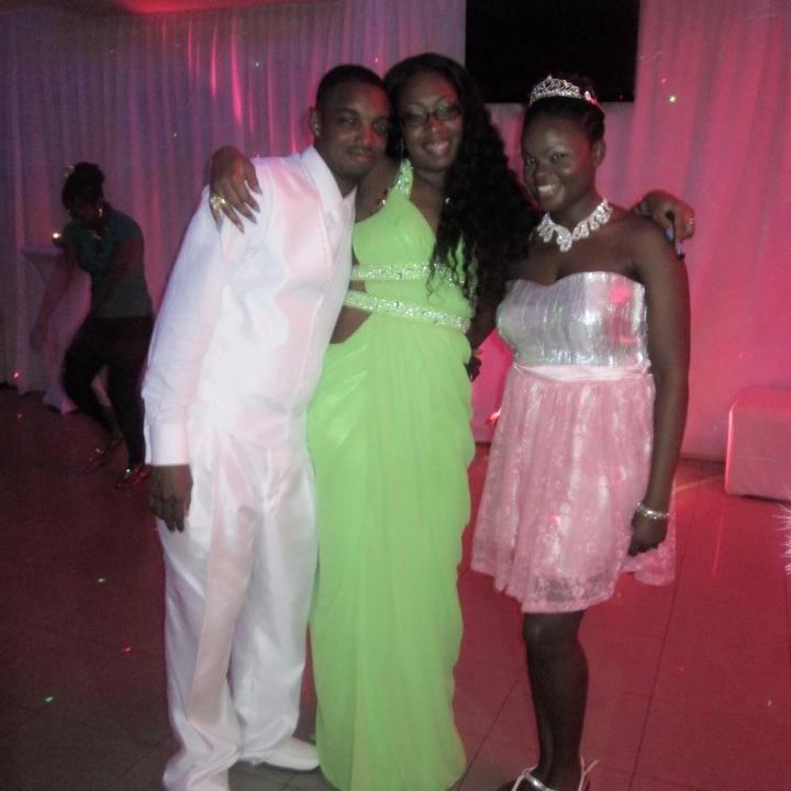 God sister and coordinator Audia & husband Greg at their Unforgettable wedding *got in a fight for the bouquet and lost*  🤦🏾‍♀️  Still getting married! 😆