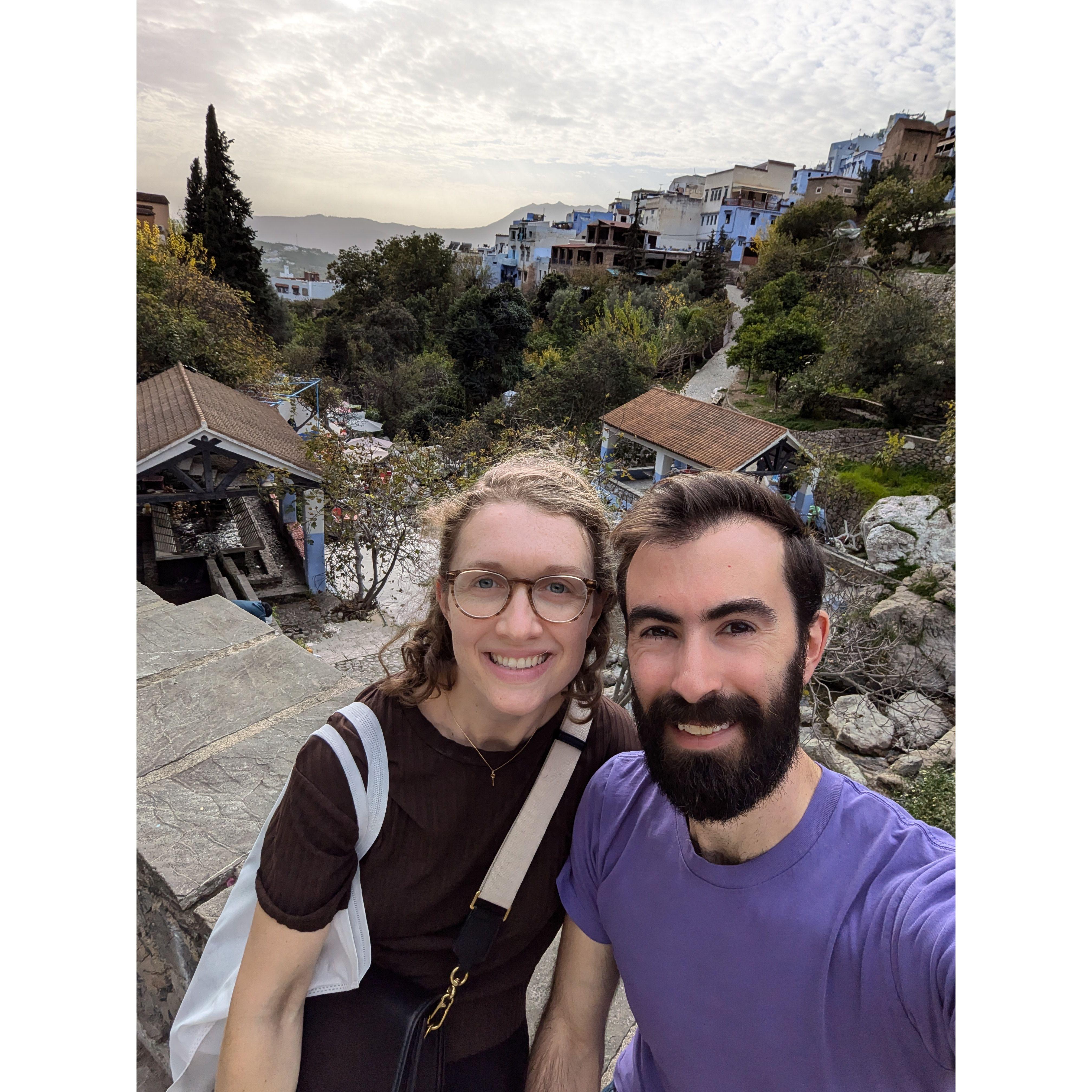 Hanging out in Chefchaouen, Morocco