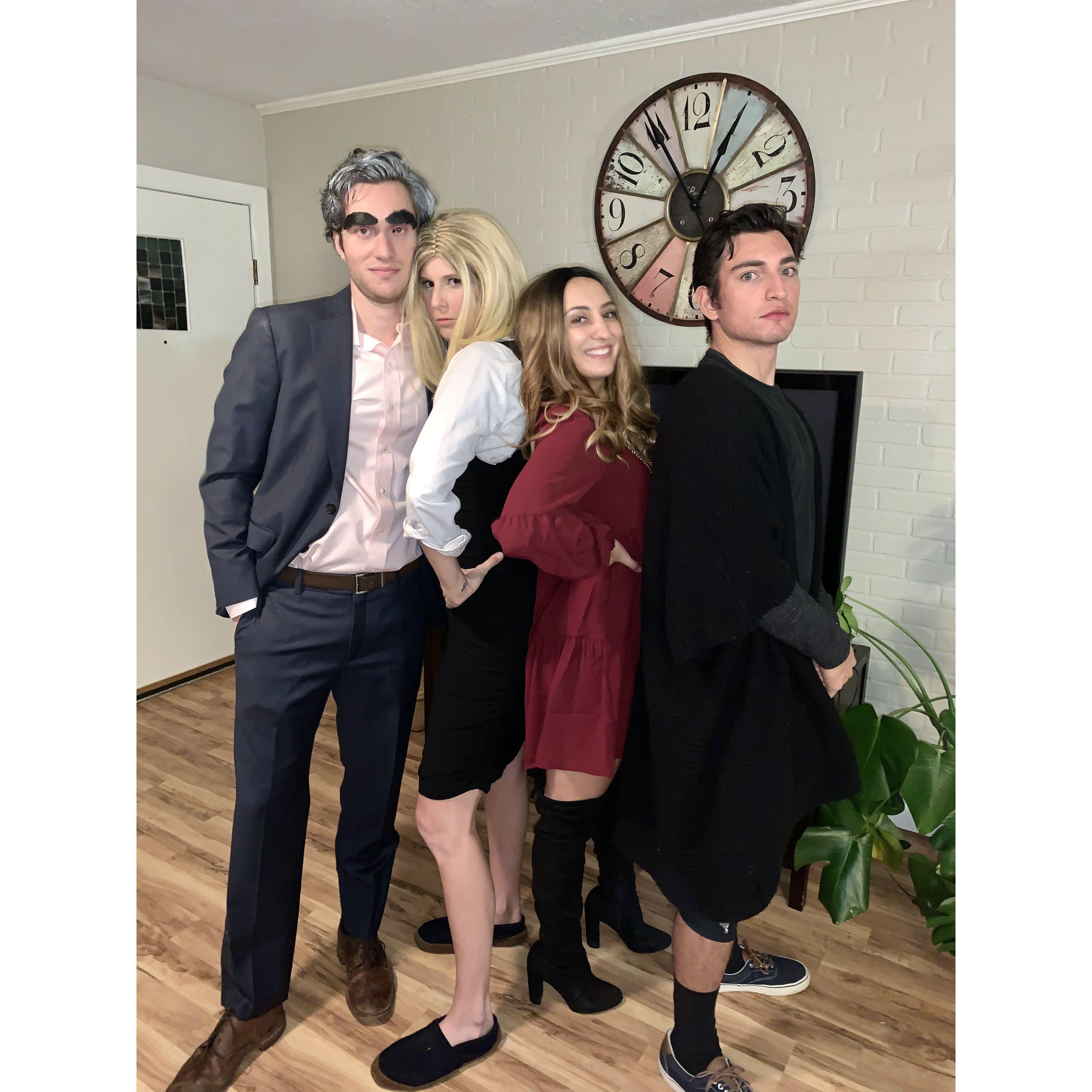 First picture together! Halloween 2020 as Schitt's Creek