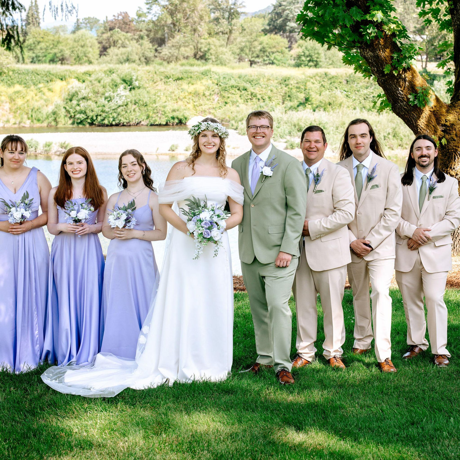 Our wedding party!