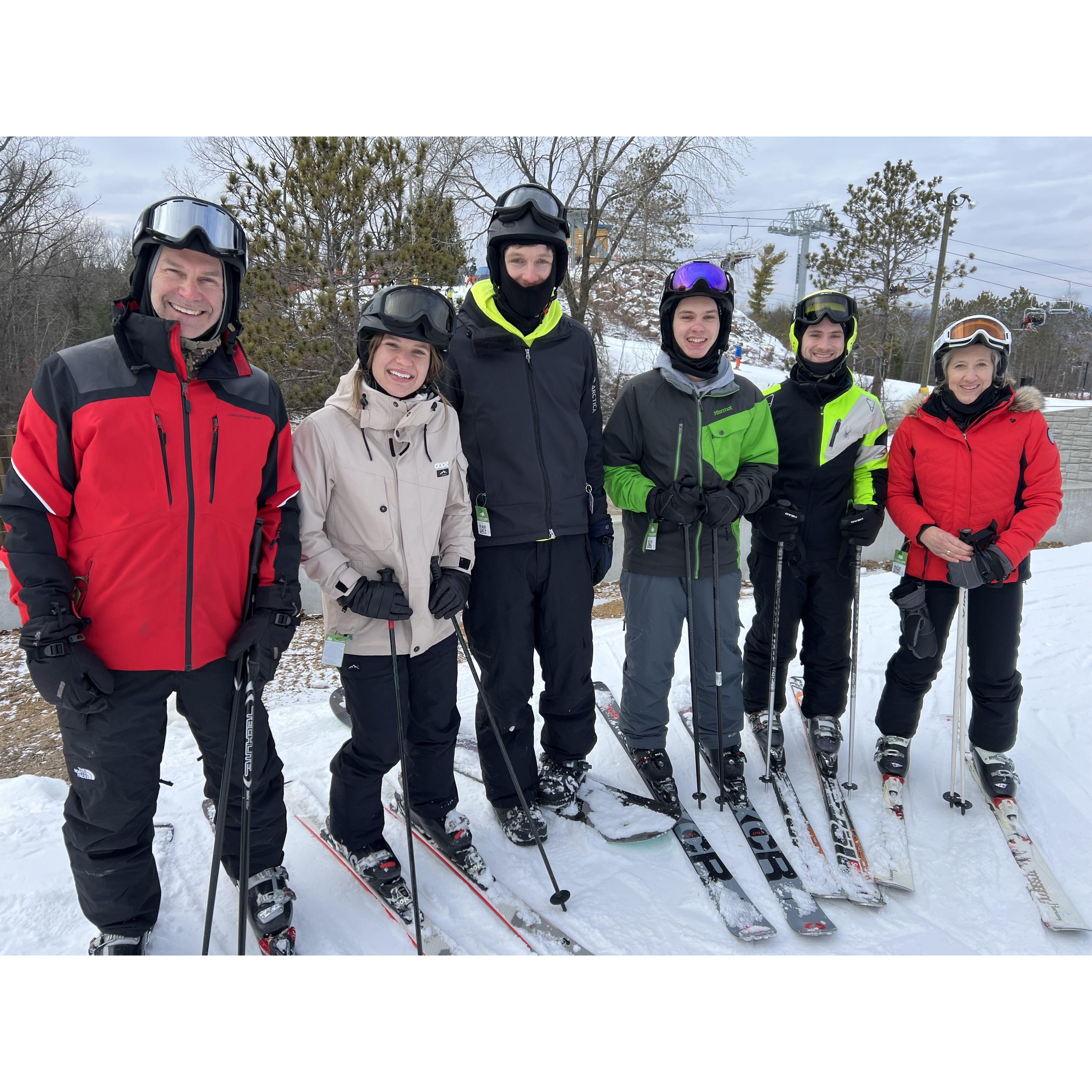 Sheahan family ski trip