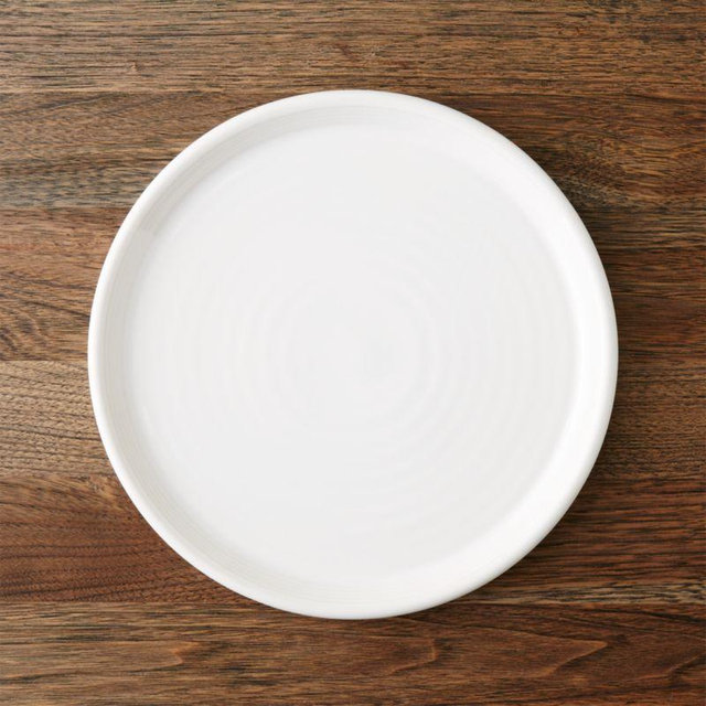 Set of 4 Farmhouse White Dinner Plate
