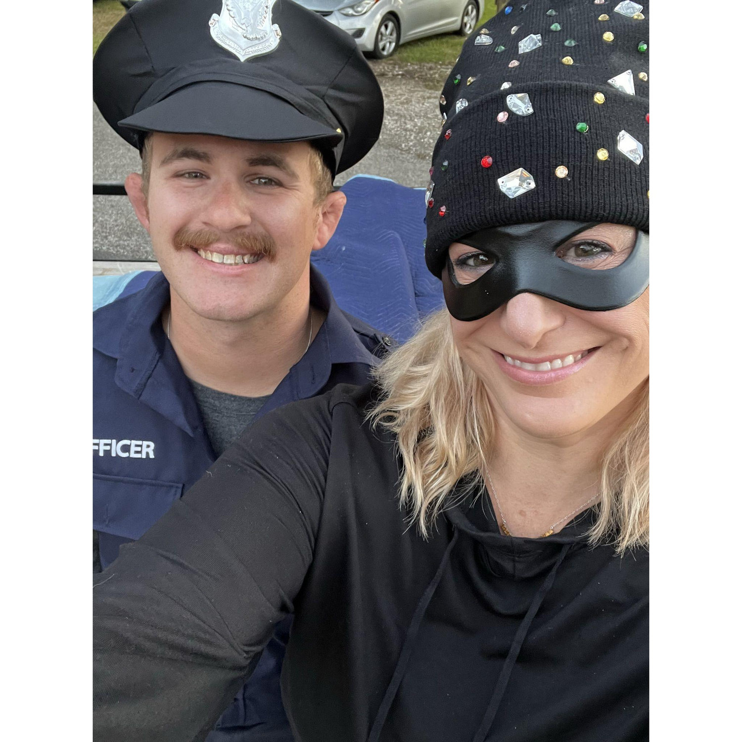 Cops and robbers for Halloween