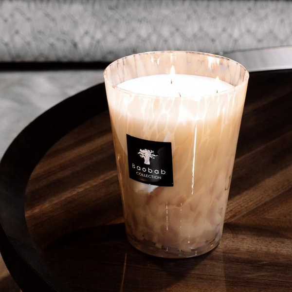 Baobab White Pearl Candle