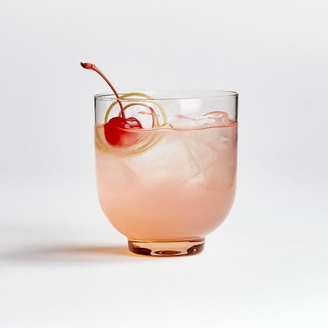 Mesa Pink Double Old-Fashioned Glass