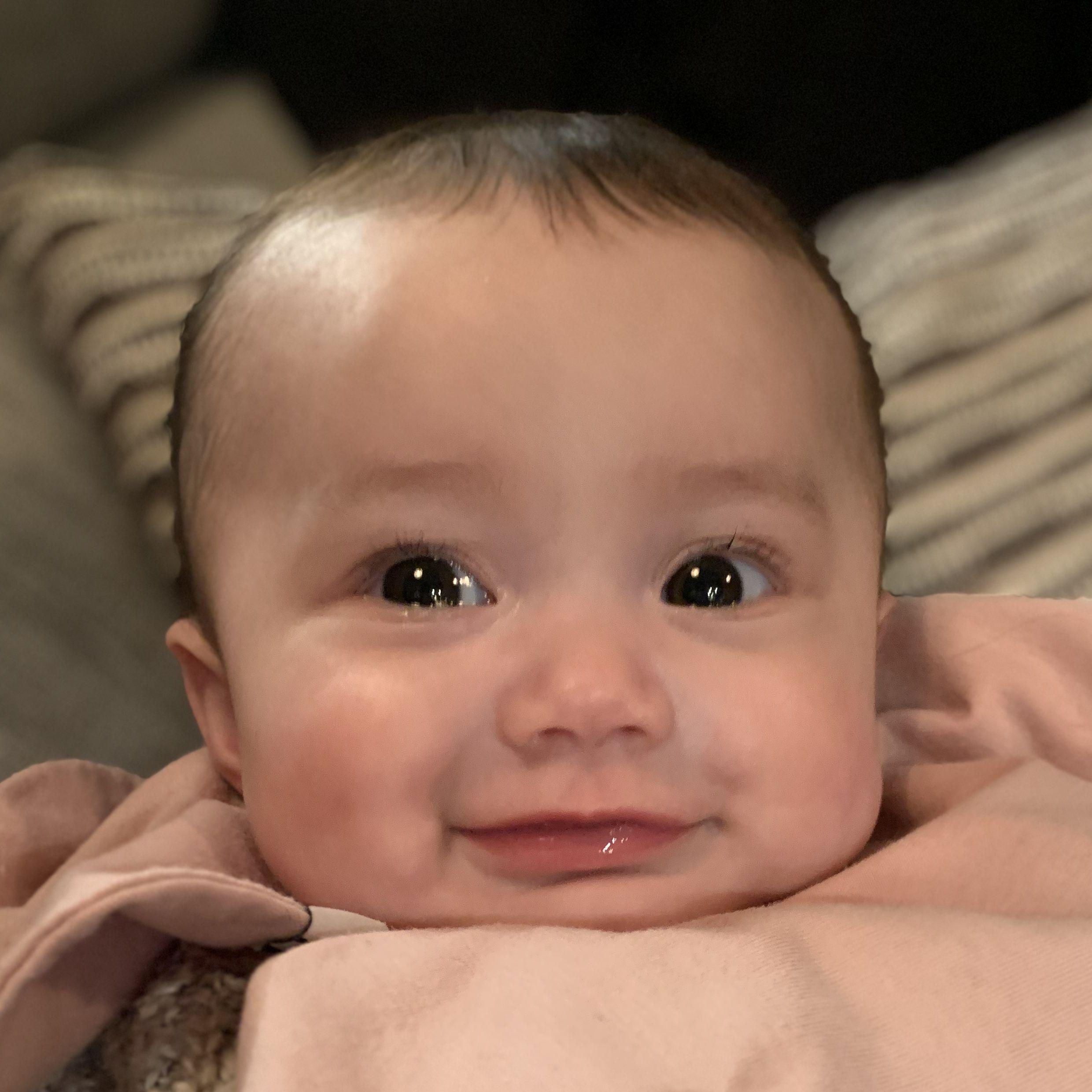 That smile after 10min non-stop crying🥹