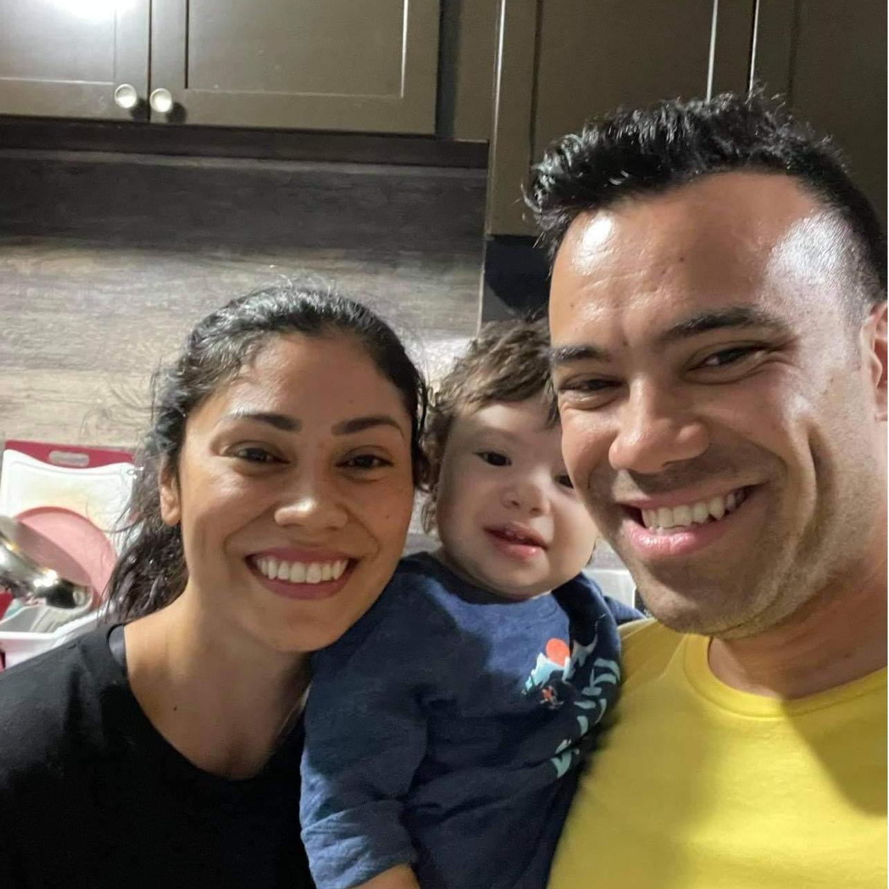 Our first time attending a Mendonca family gathering together . . .