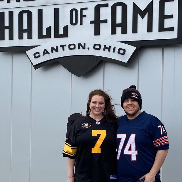 More trips continued, including visiting the football Hall of Fame.