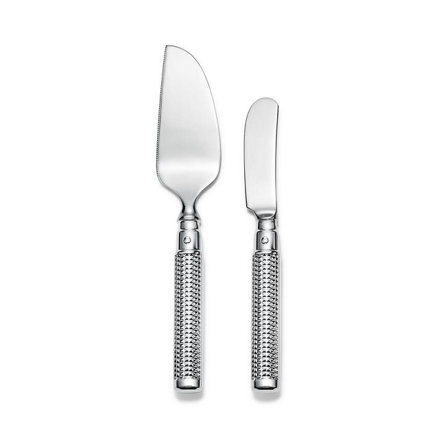 Tiffany Sterling Silver Diamond Point Cheese Serving Set