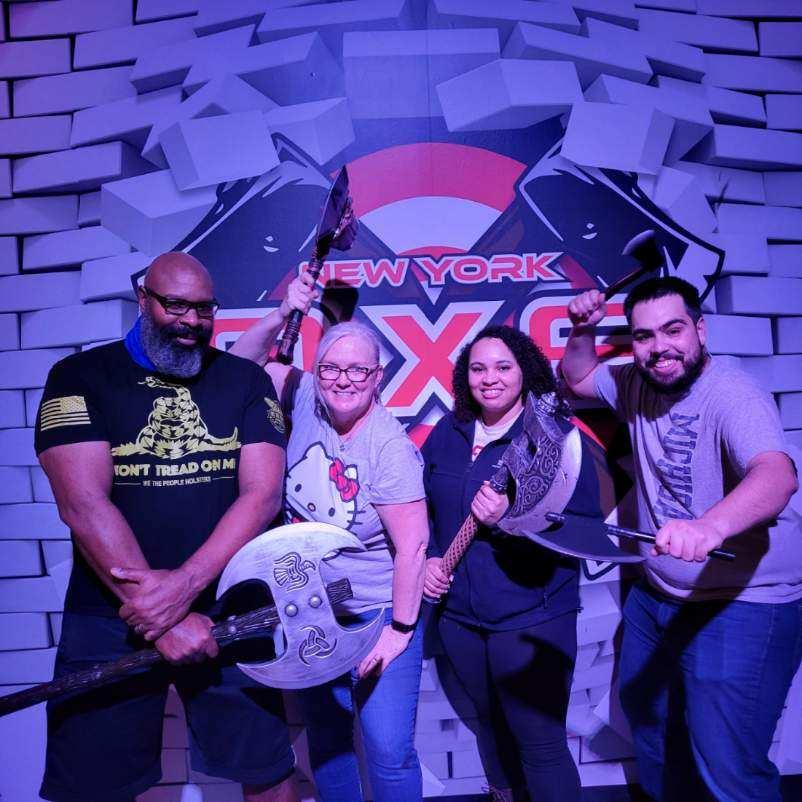 We have axe throwing skills as good as Jason Momoa