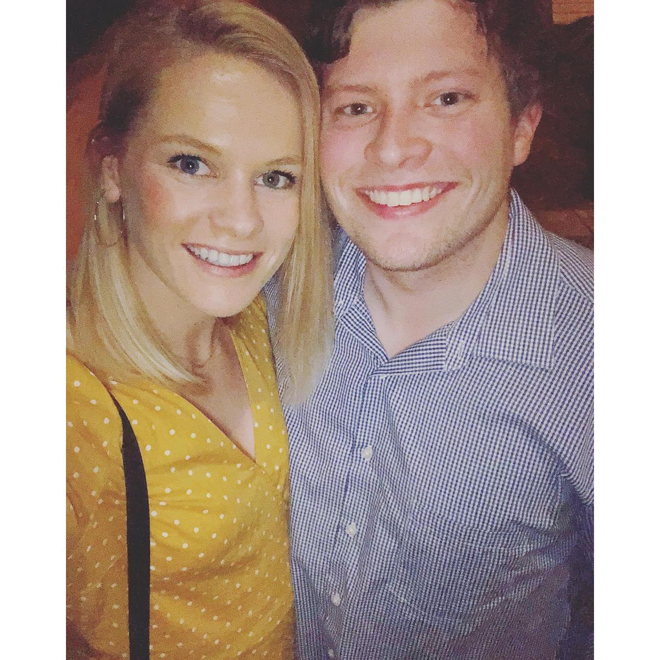 Last Valentine's Day as boyfriend and girlfriend