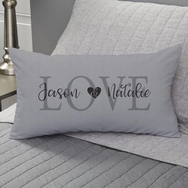 Elegant Couple Personalized Throw Pillow