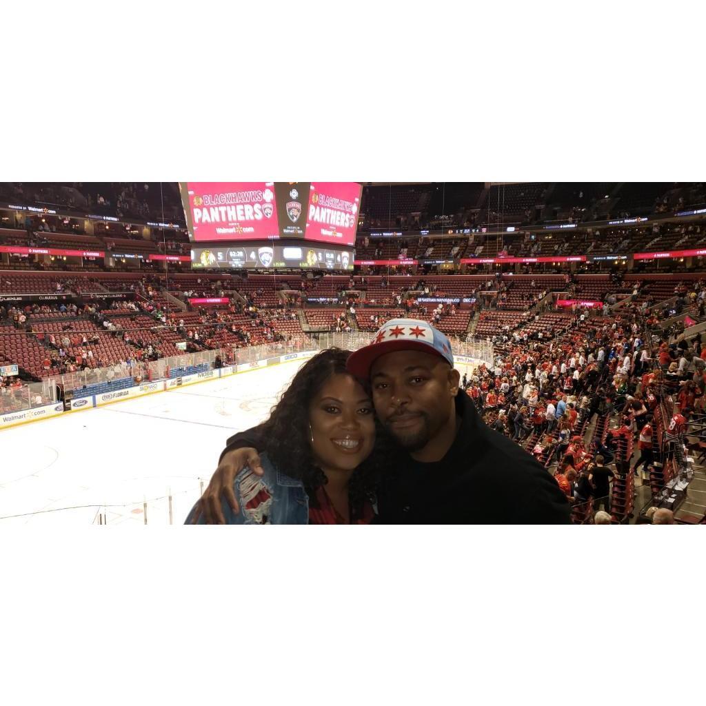 Had to catch the Chicago Blackhawks