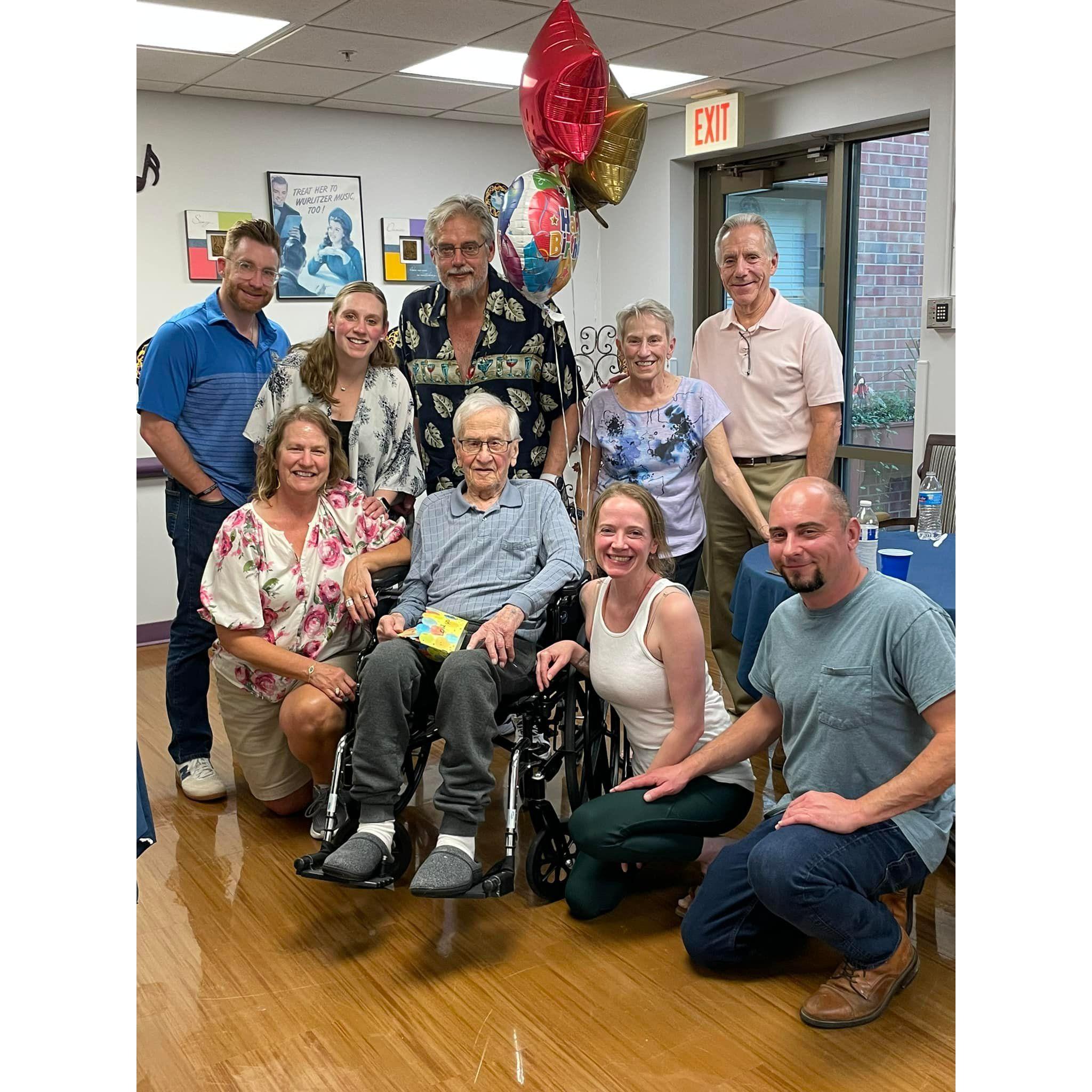 Celebrating Papa's 99th Birthday