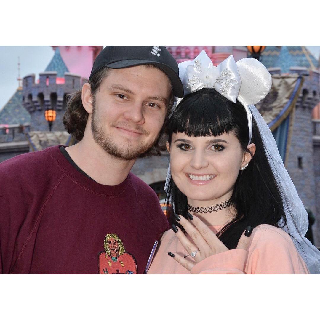 Right after she said "I do" at the happiest place on earth!