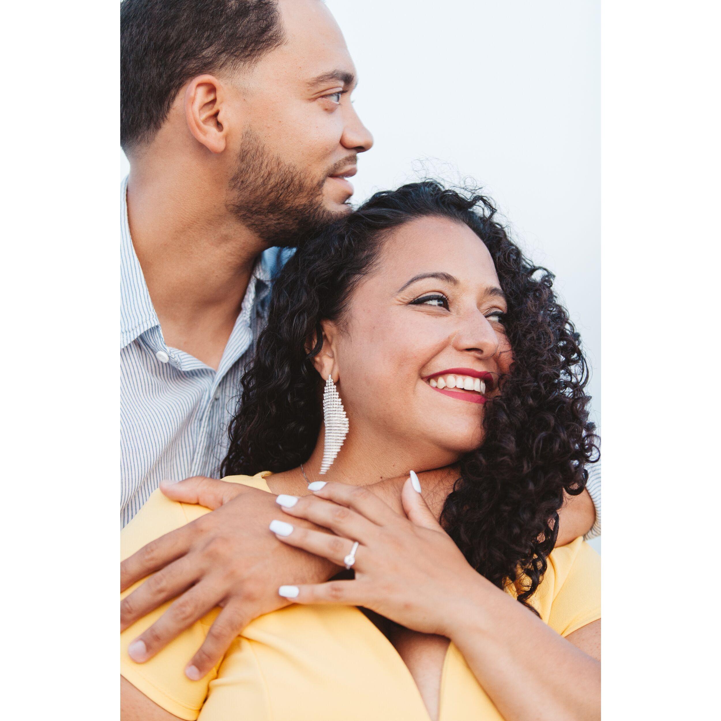 (July 31, 2019) This is our all time fav! We took our engagement
photos at Rye Beach.
