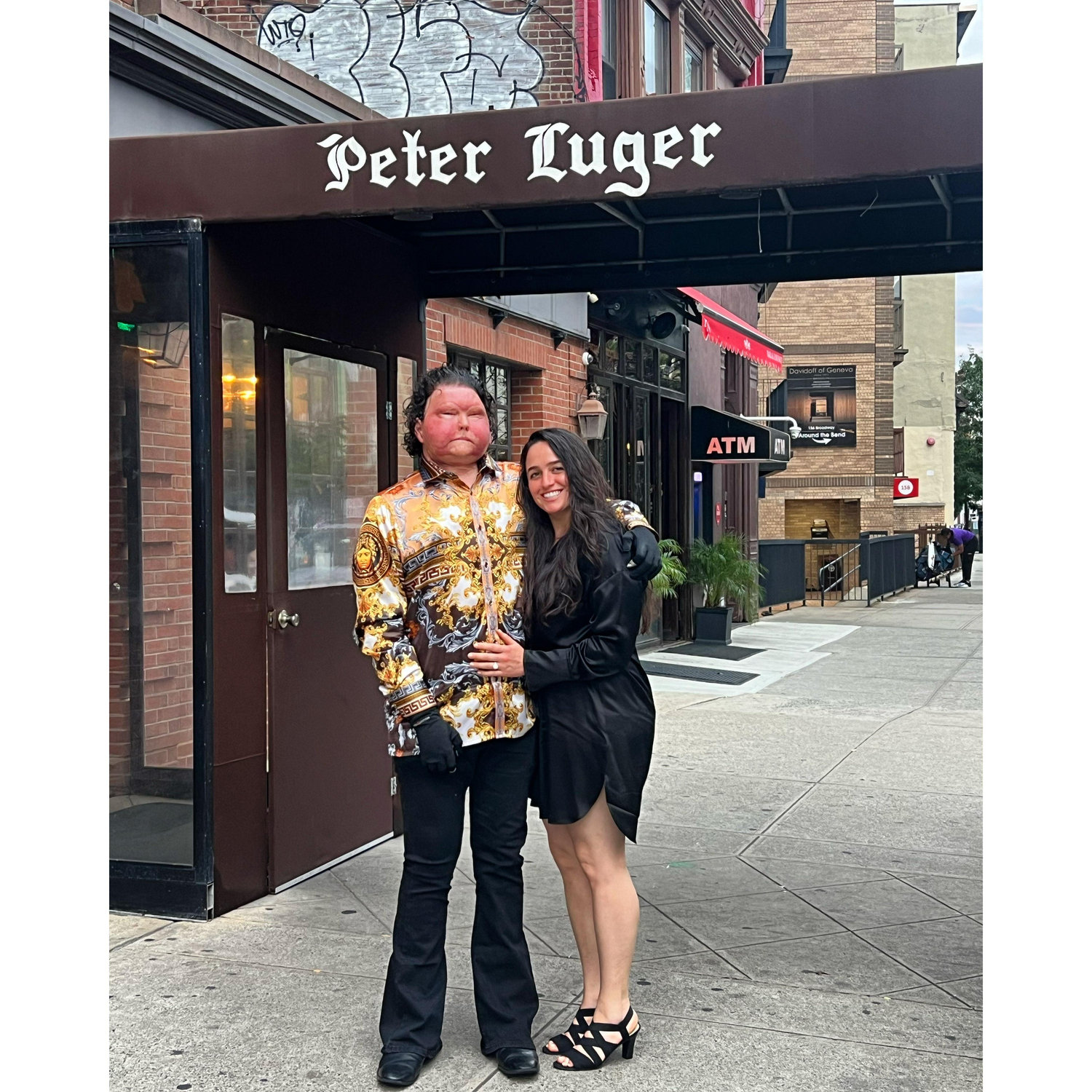 Right after our engagement at Jessica's favorite steak house, Peter Luger