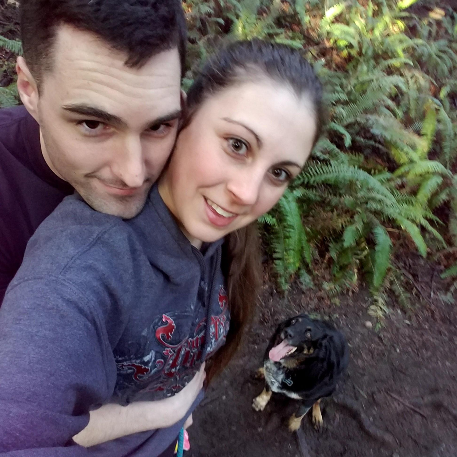 First Hike together after we brought Missy out to Washington.