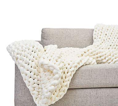 Cloud White, 15 lb, Bearaby Organic Cotton Napper Weighted Blanket