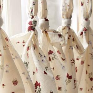Printed Café Curtain - Set Of 2