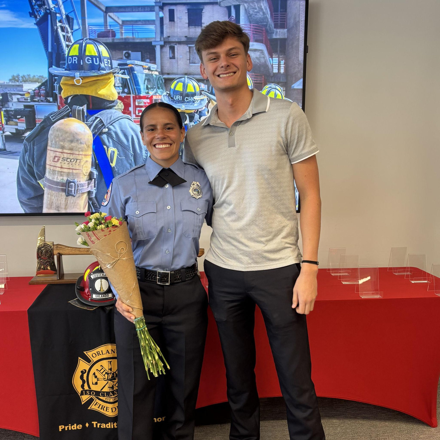 Mar 2025 - Maliea becomes a firefighter!