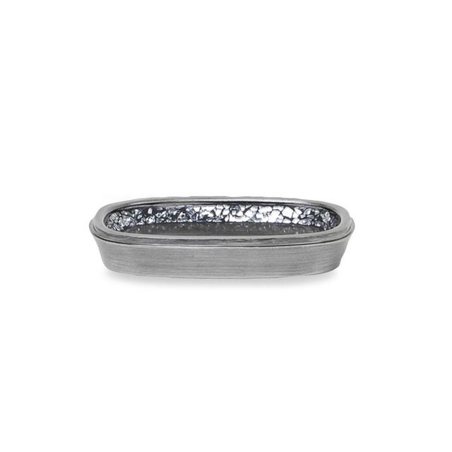 India Ink Omni Soap Dish in Pewter