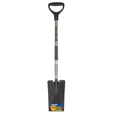 Shop Kobalt Kobalt 20.5-in Steel D-Handle Garden Spade