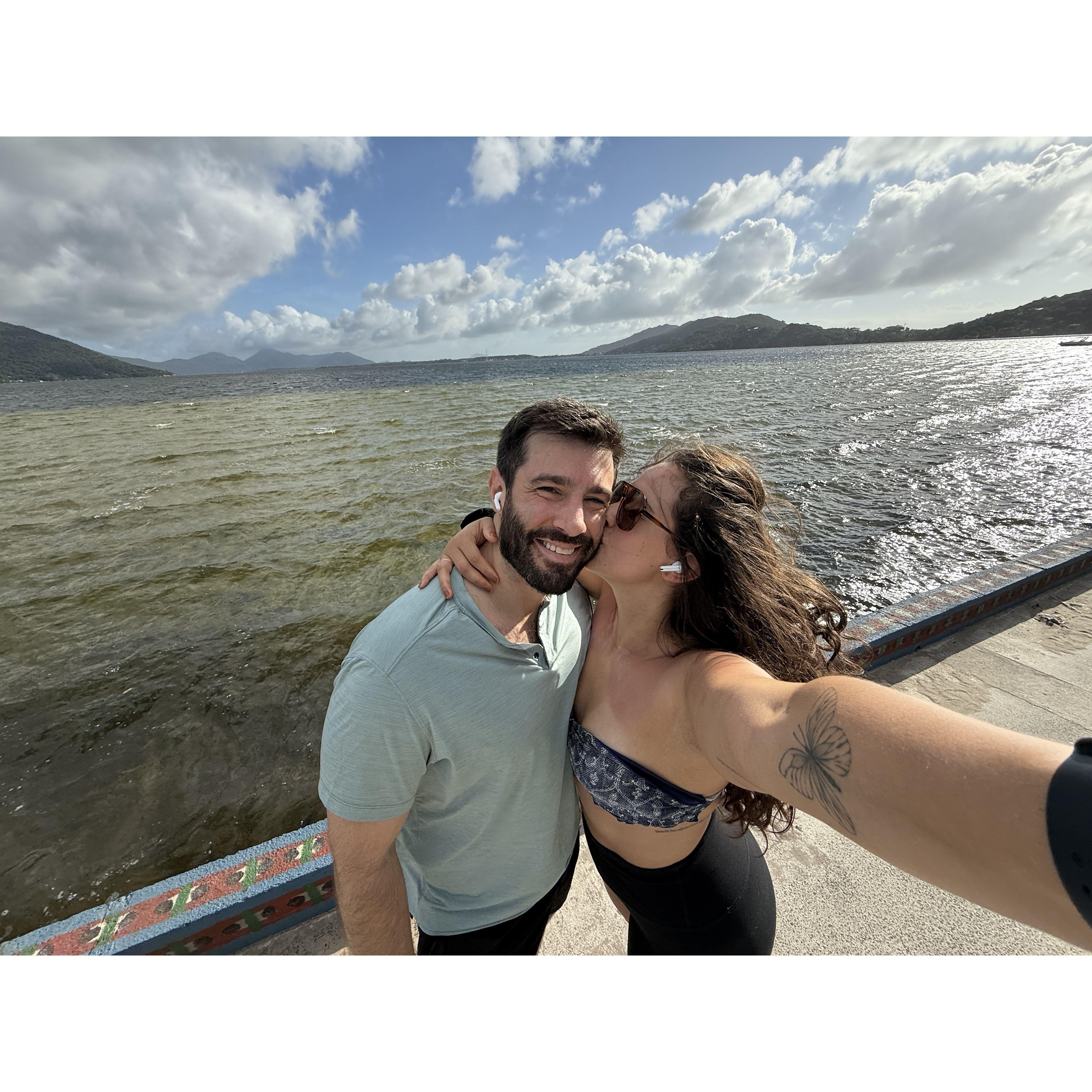 During recent visit to Florianopolis, by the lagoon we will get married