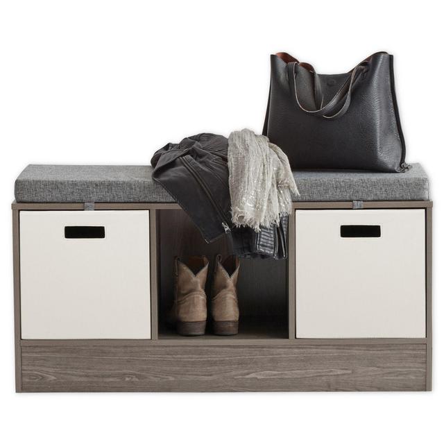 ORG 3-Cube Storage Bench in Grey