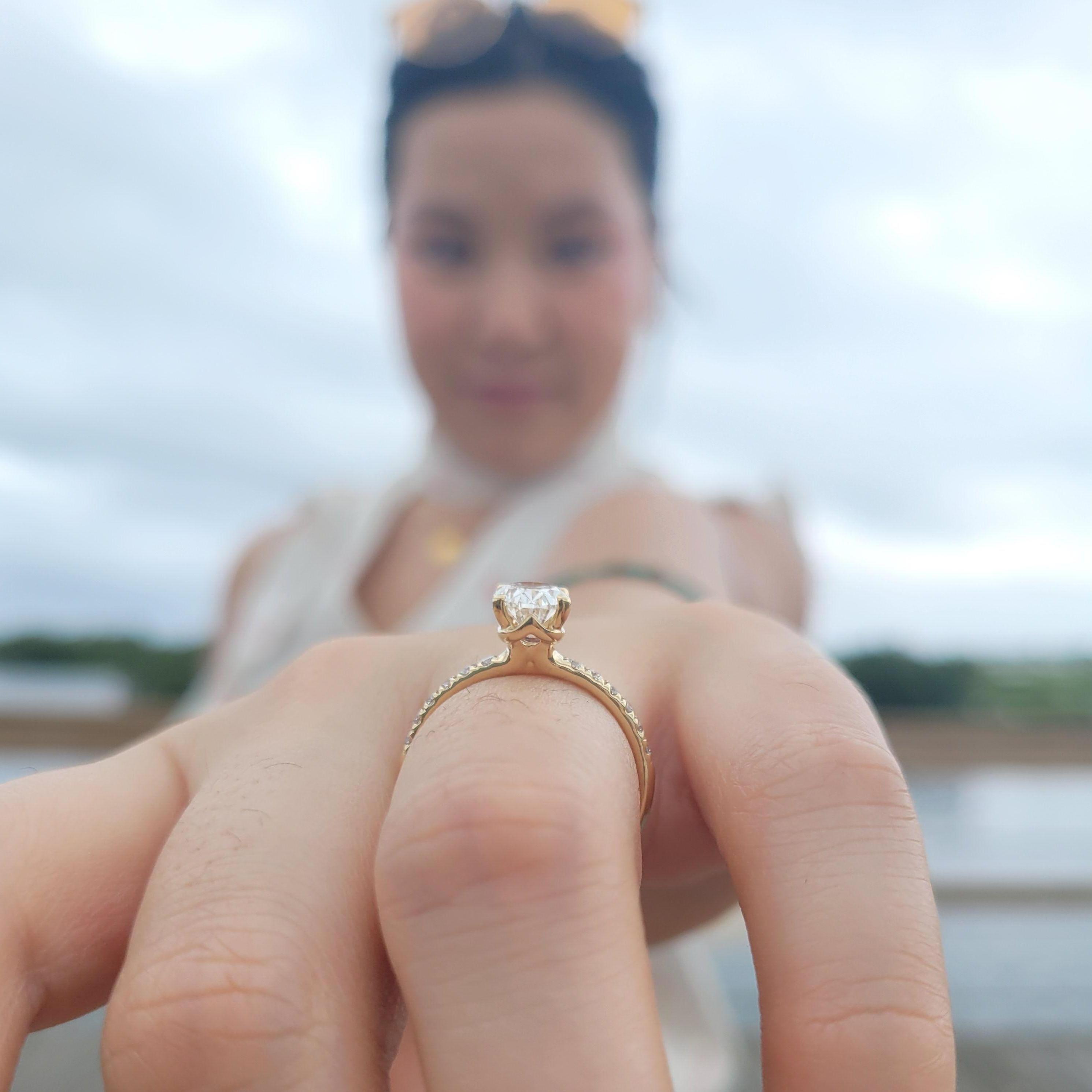 September 8th, 2024. He presented a ring, Alan asked, "Becky, will you be with me and start a life together?"