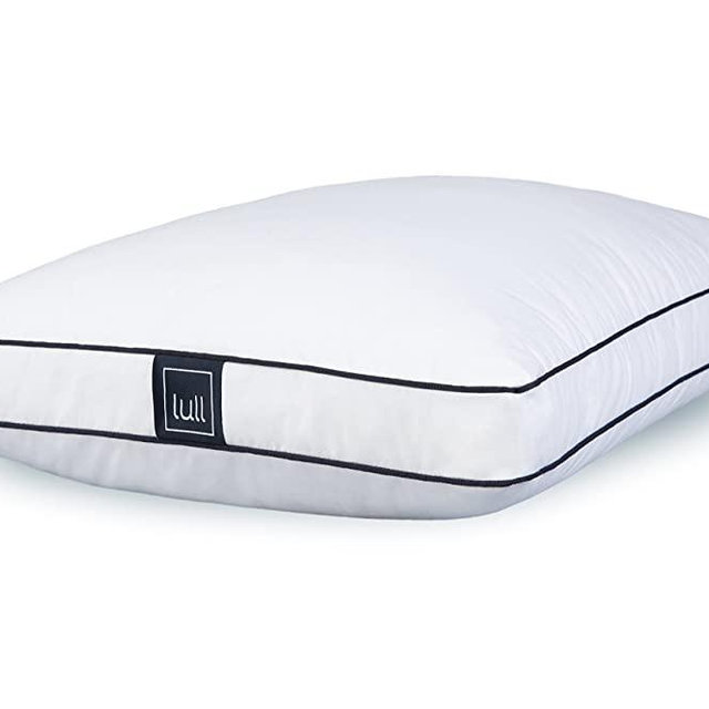 Original Lull Pillow | Machine Washable & Hypoallergenic Pillow w/Adaptive Fibers for Neck & Spine Support, 100 Night Trial (King)