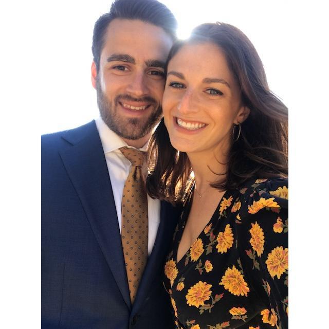 In California, celebrating our friends, Andrea and Joe