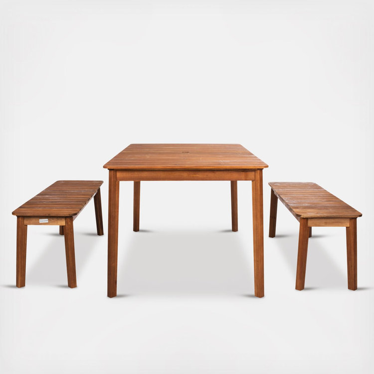 Safavieh, Europa 3-Piece Outdoor Dining Set | Zola