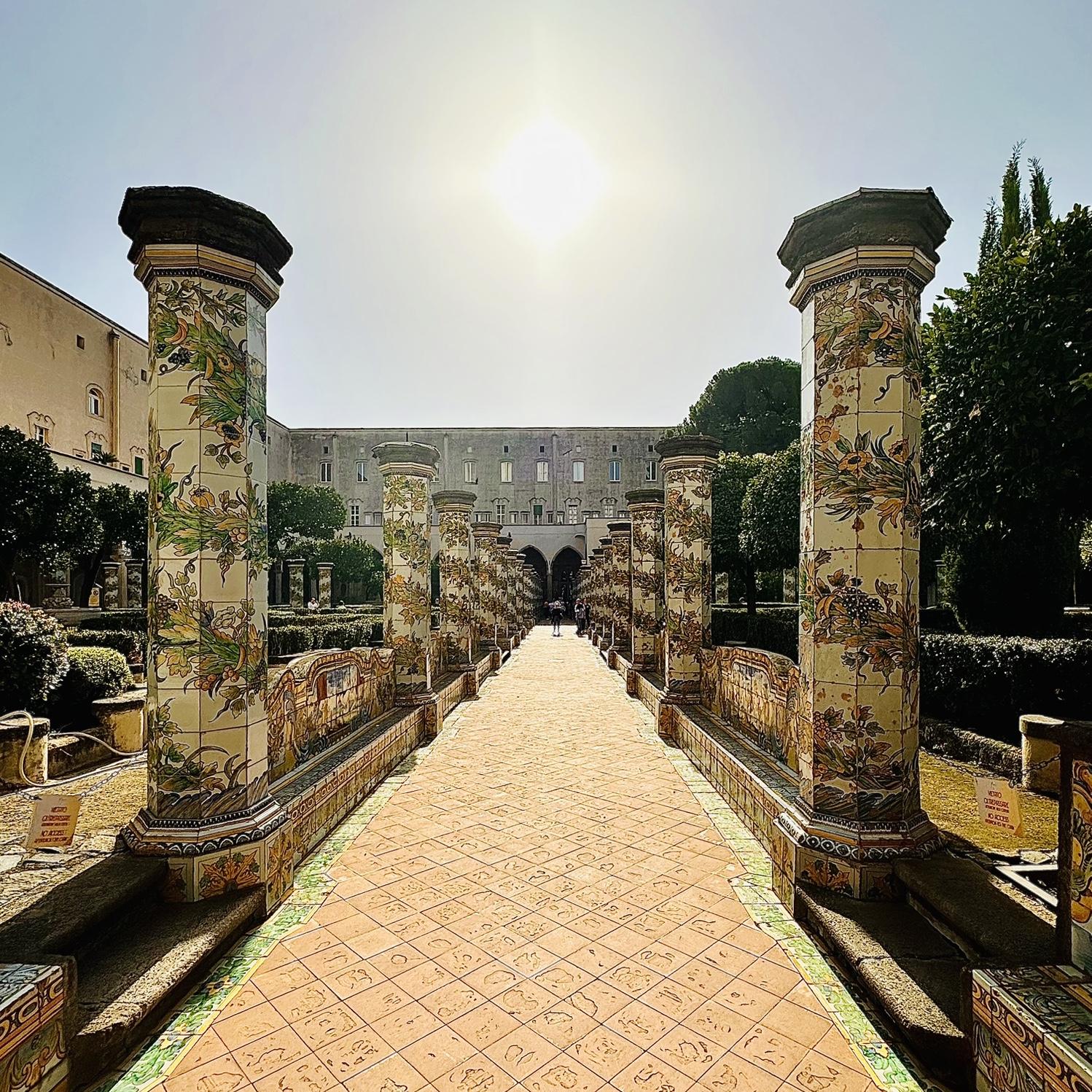 Chiostro Maiolicato, Monastero di Santa Chiara. An enchanted temple between art and religion. A must to visit!