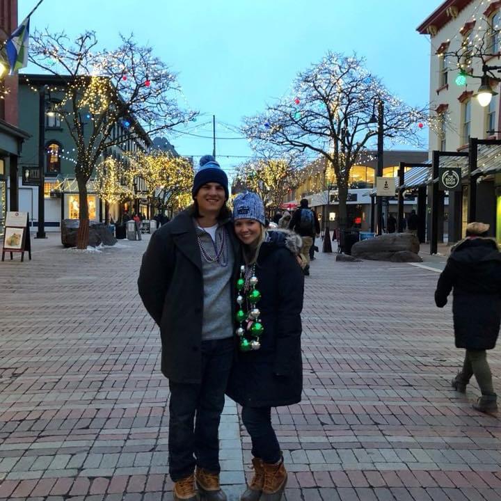 March 2018 - Alyssa & Ryan at Mardi Gras in Burlington, VT!
