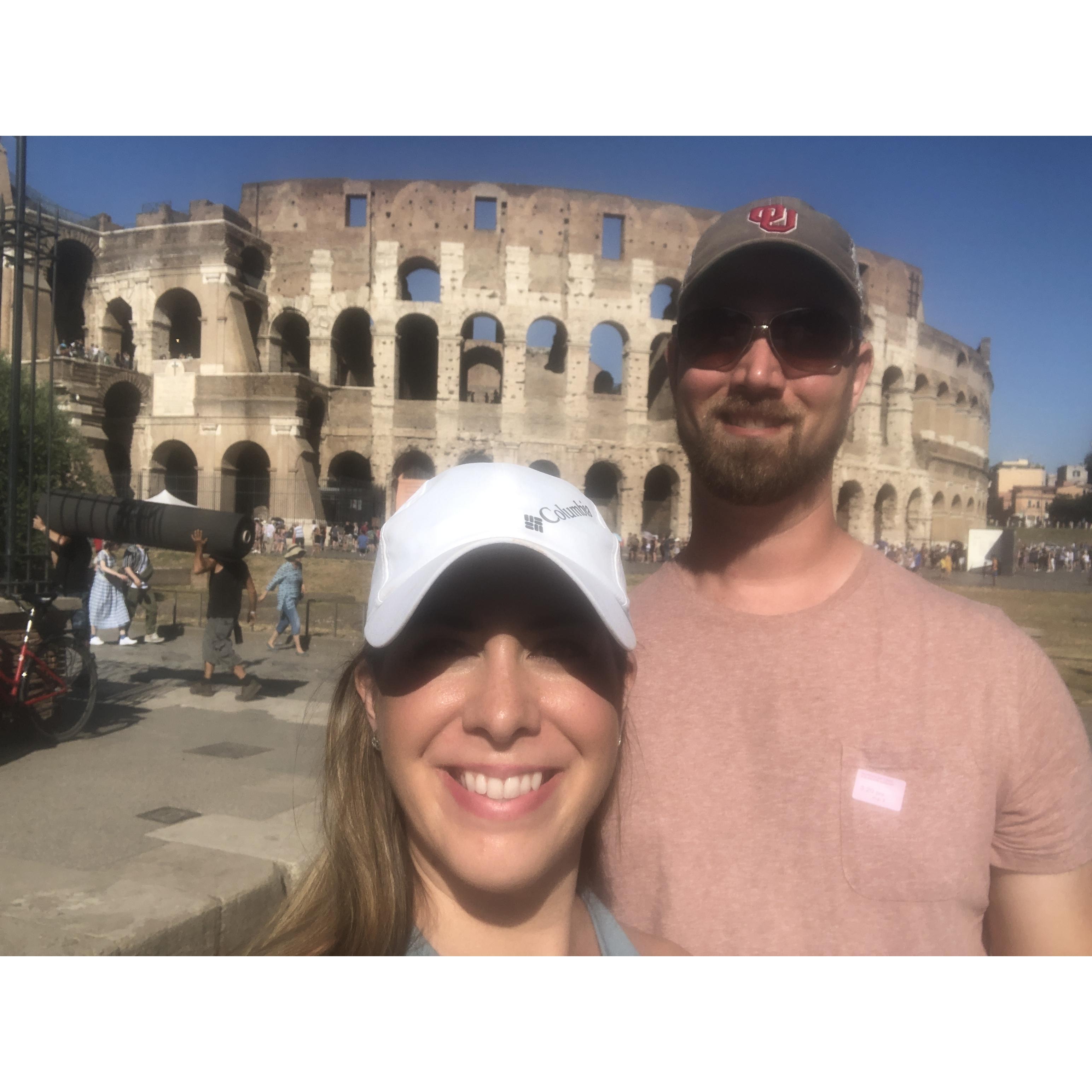 We got to visit the Colosseum on our recent Italy trip!