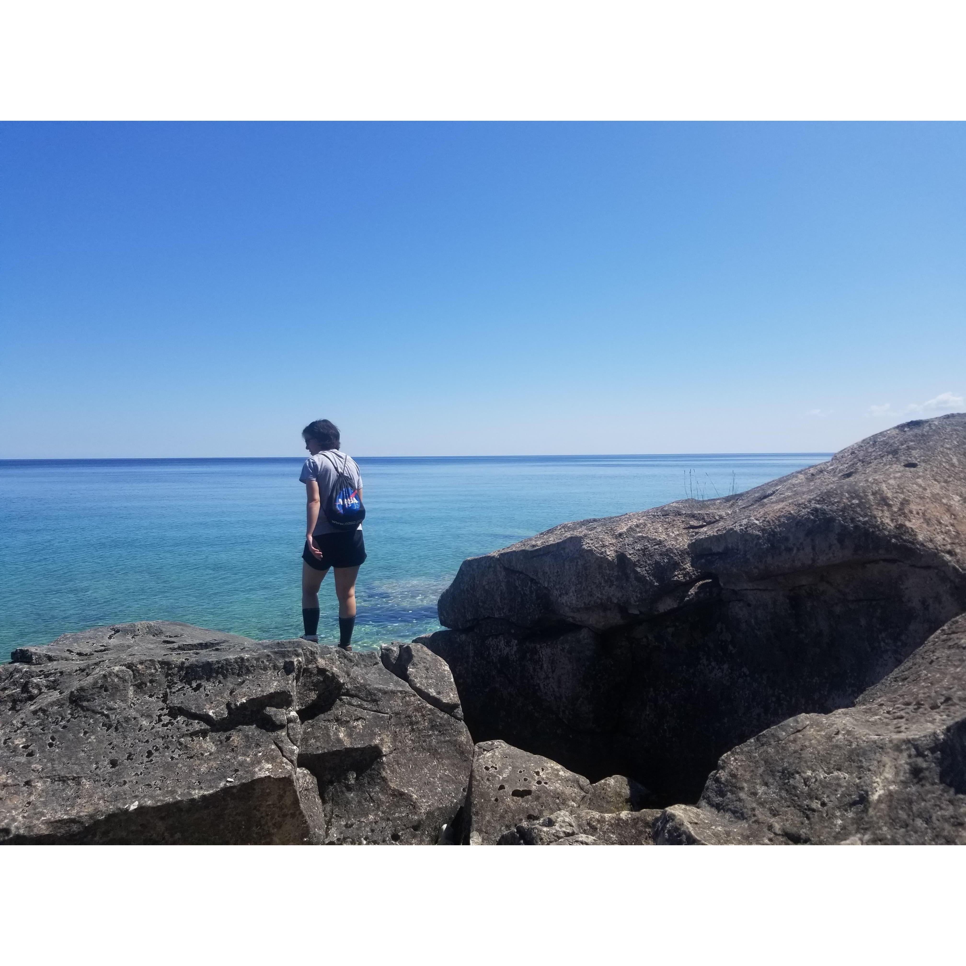 Engagement Weekend: Devil's Monument Trail. Georgian Bay