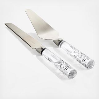 Lismore Cake Knife & Server Set
