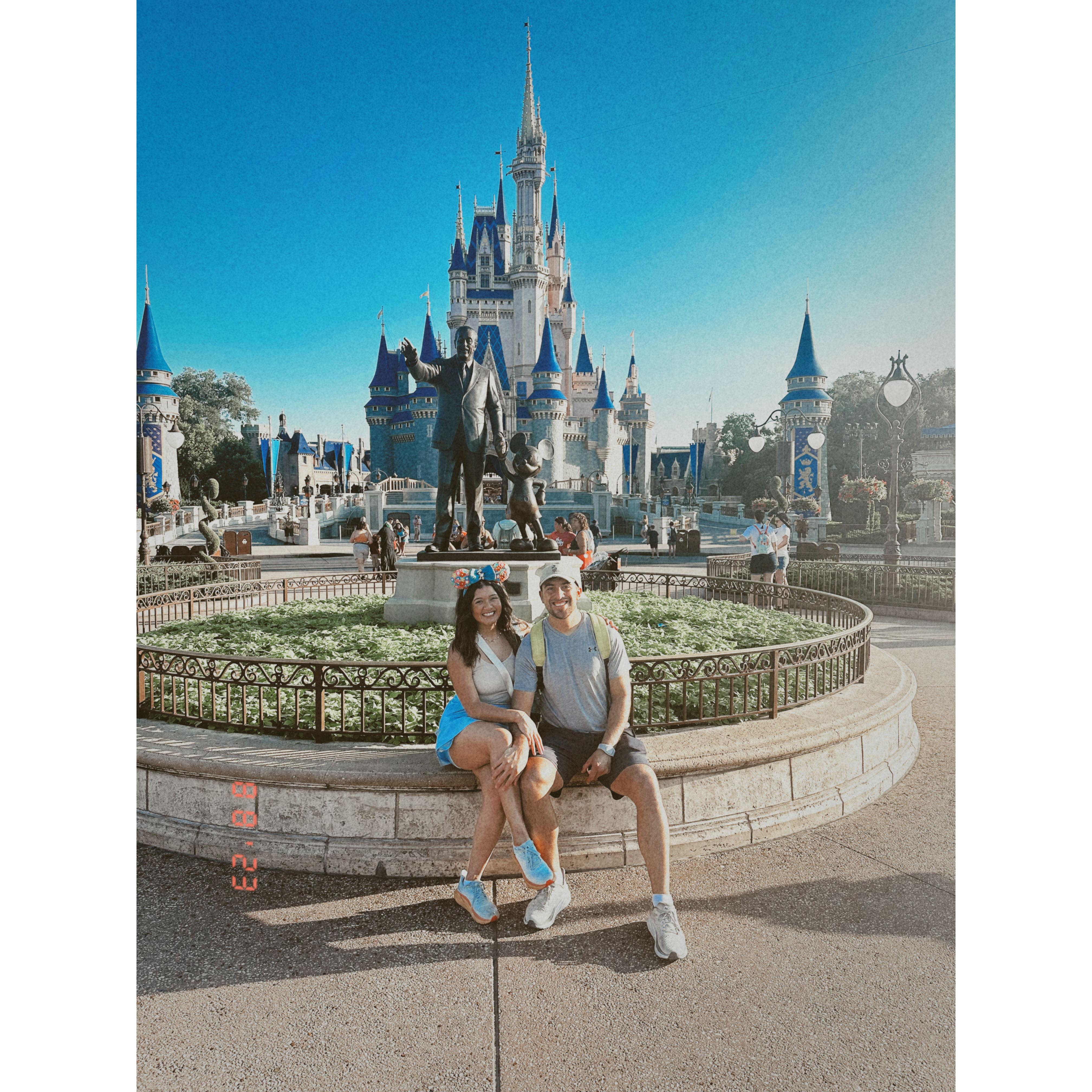 He made me the happiest girl in the world when we booked us a trip to Disney World