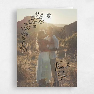 Black Wedding Thank You - Larian Photo