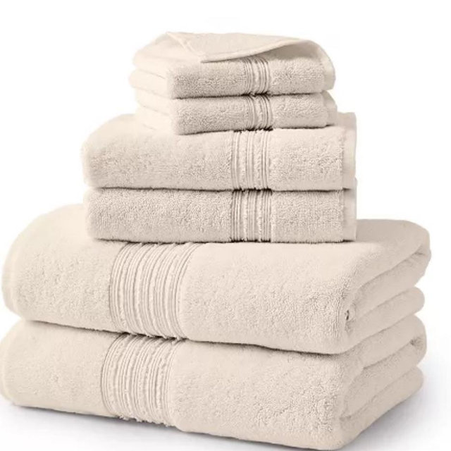 Turkish 6-Pc. Bath Towel Set, Exclusively at Macy’s- ivory
